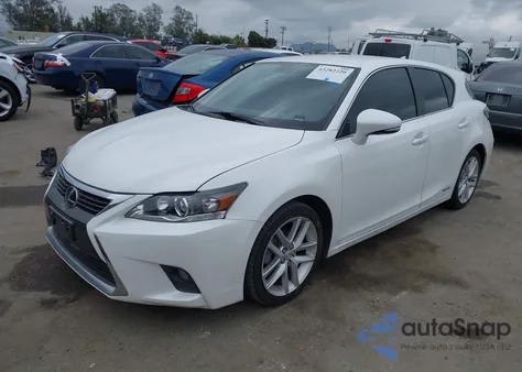 2016 Lexus Ct 200H z USA, uszkodzony, nr VIN JTHKD5BH4G2263201